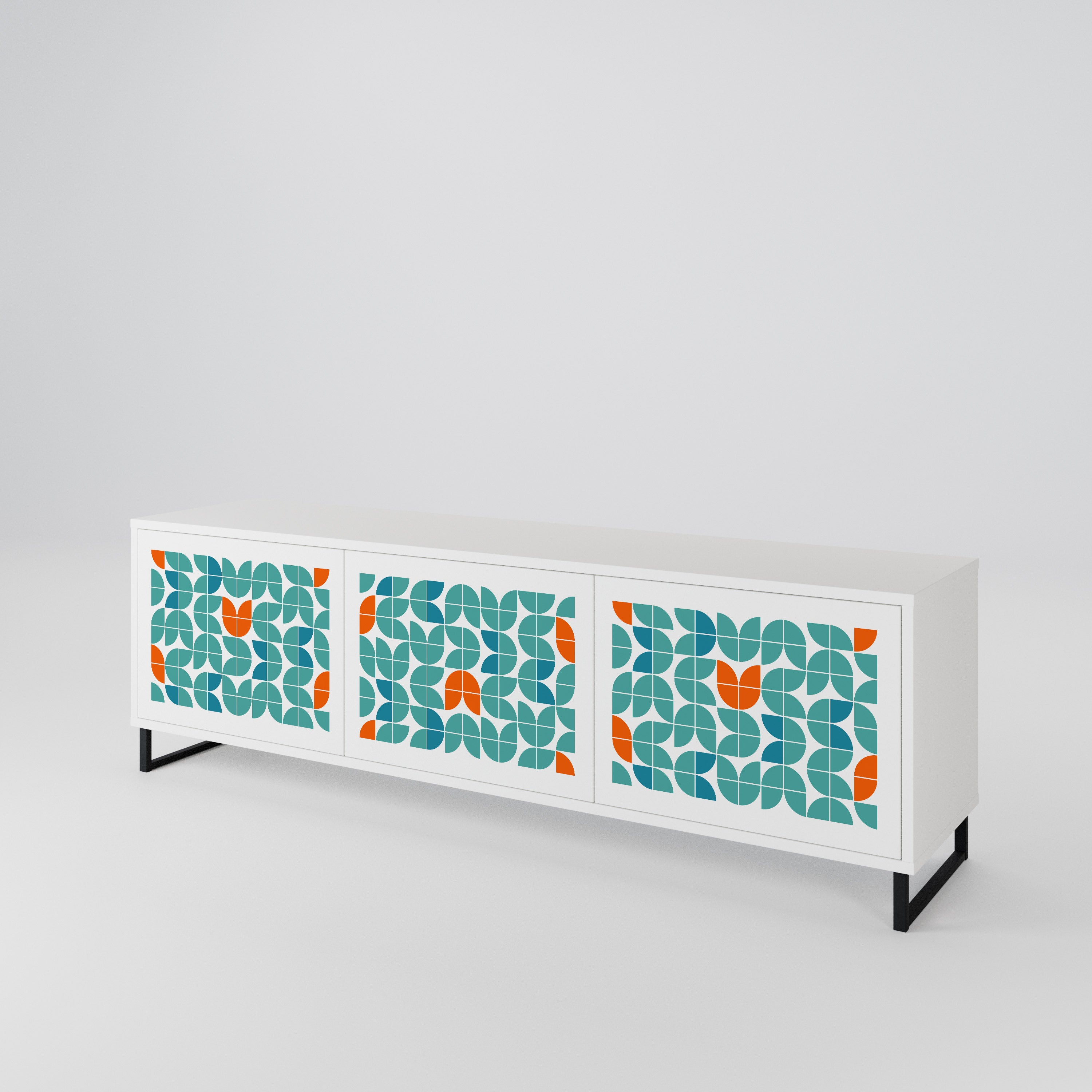 BE THE CHANGE 3-Door TV Cabinet