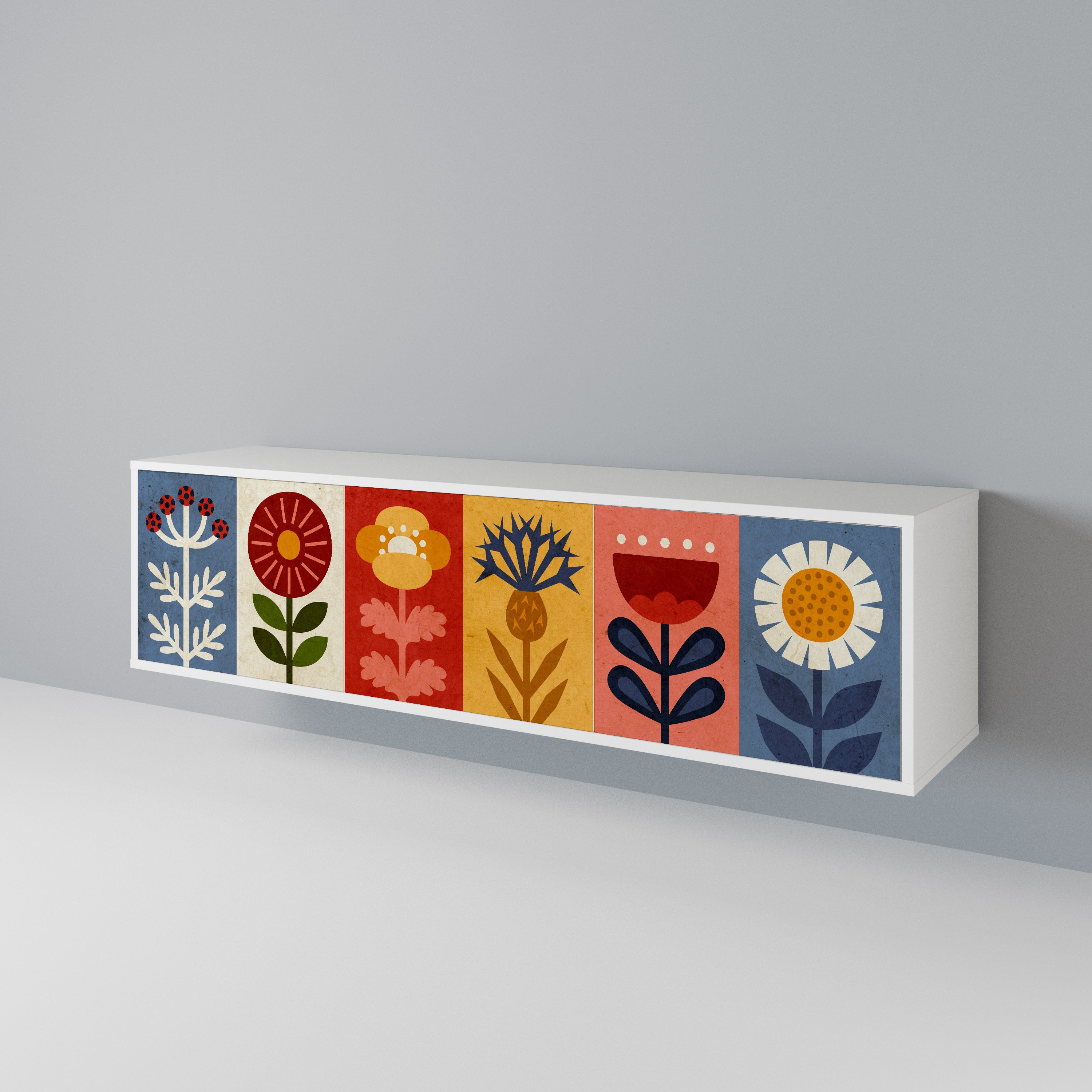 SCANDIC FLOWERET 3-türiges TV-Lowboard