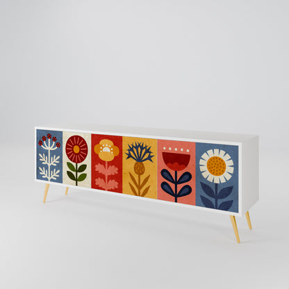 SCANDIC FLOWERET 3-türiges TV-Lowboard