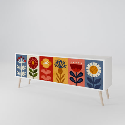 SCANDIC FLOWERET 3-türiges TV-Lowboard