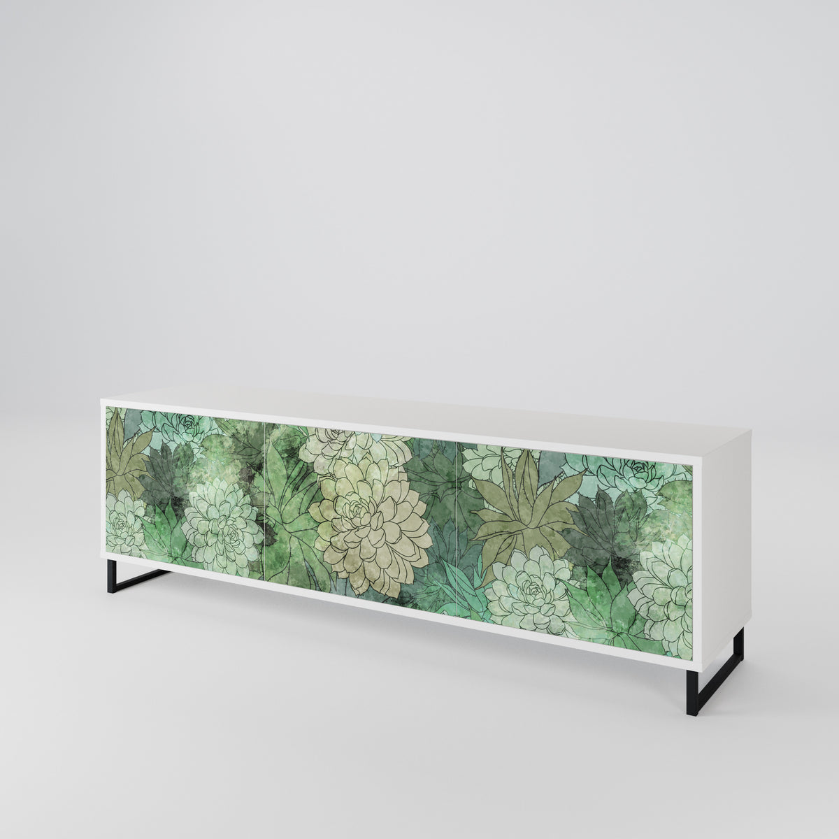 SUCCULENT CLUSTER 3-türiges TV-Lowboard