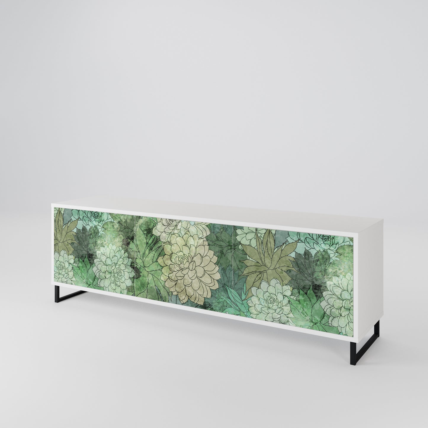 SUCCULENT CLUSTER 3-türiges TV-Lowboard