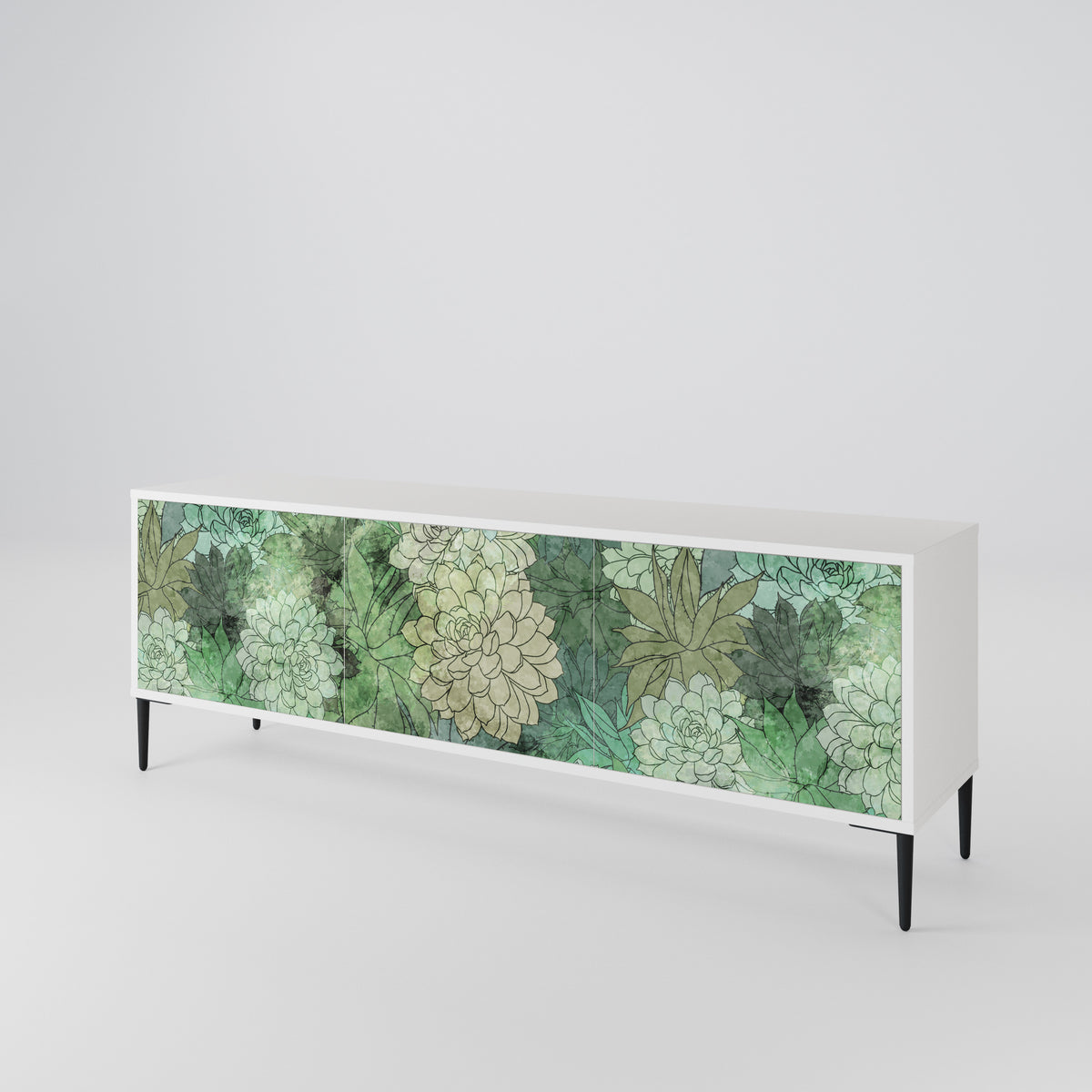 SUCCULENT CLUSTER 3-türiges TV-Lowboard