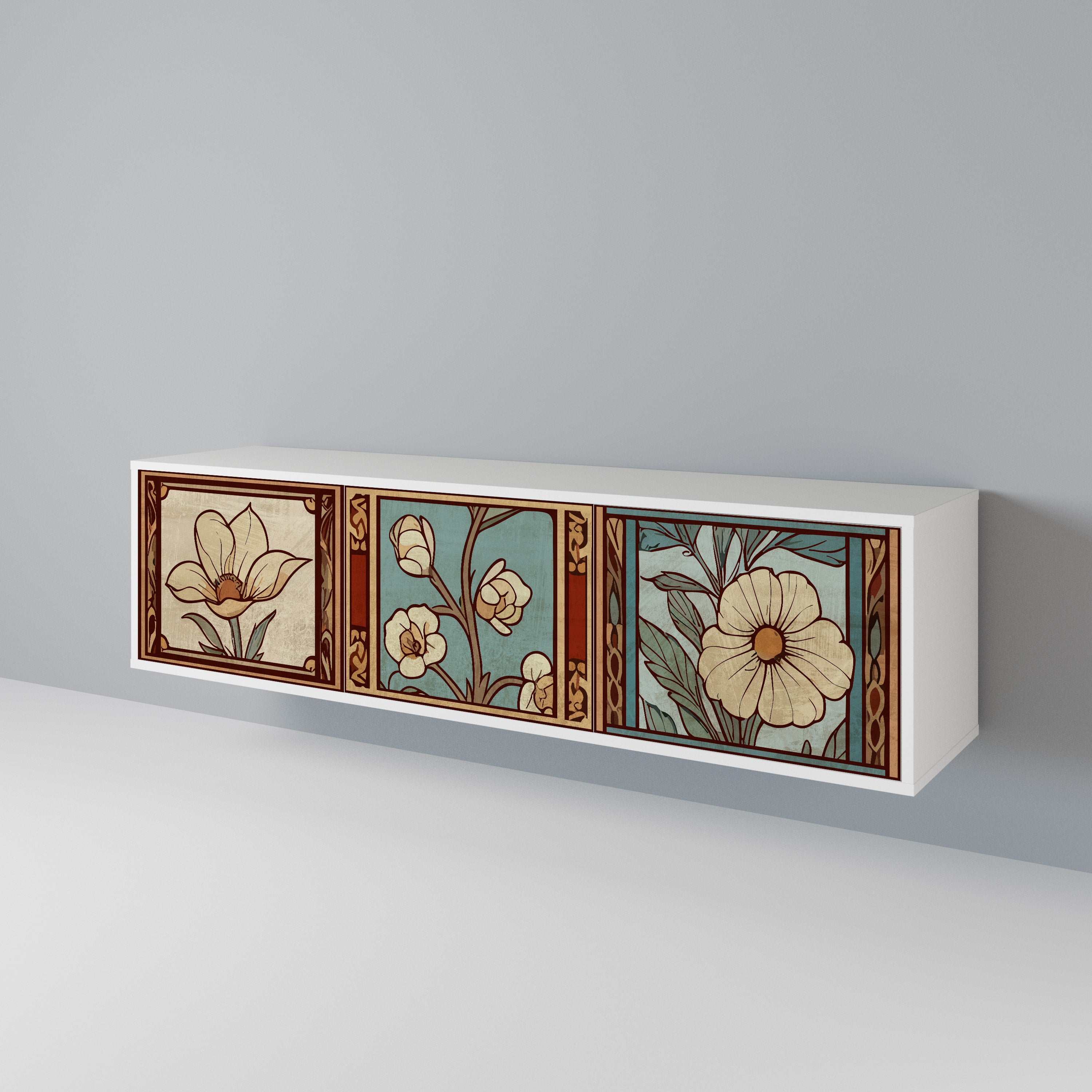 TIMELESS FLORA 3-türiges TV-Lowboard