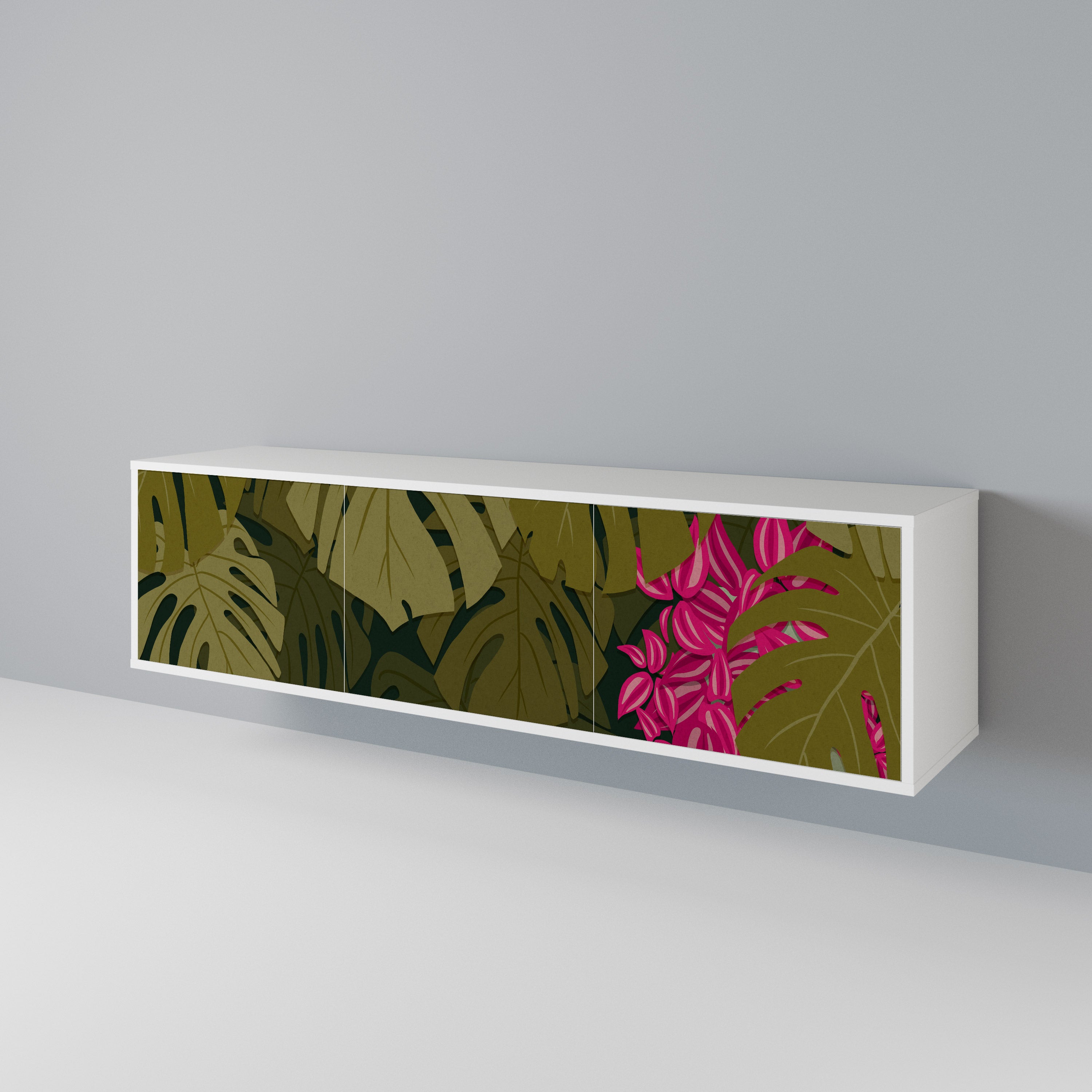TROPICAL BEAUTY 3-türiges TV-Lowboard