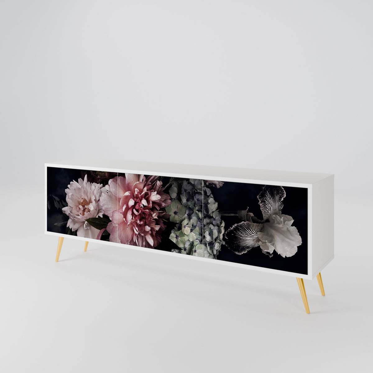 PURE BLOSSOM 3-türiges TV-Lowboard