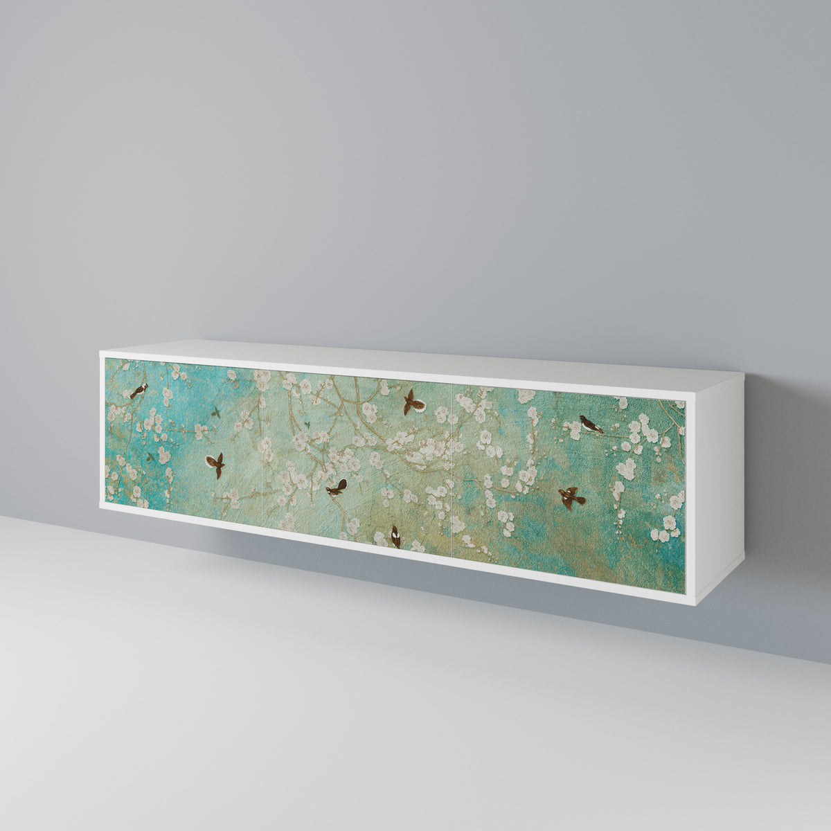 BLOOMING CHARM 3-türiges TV-Lowboard