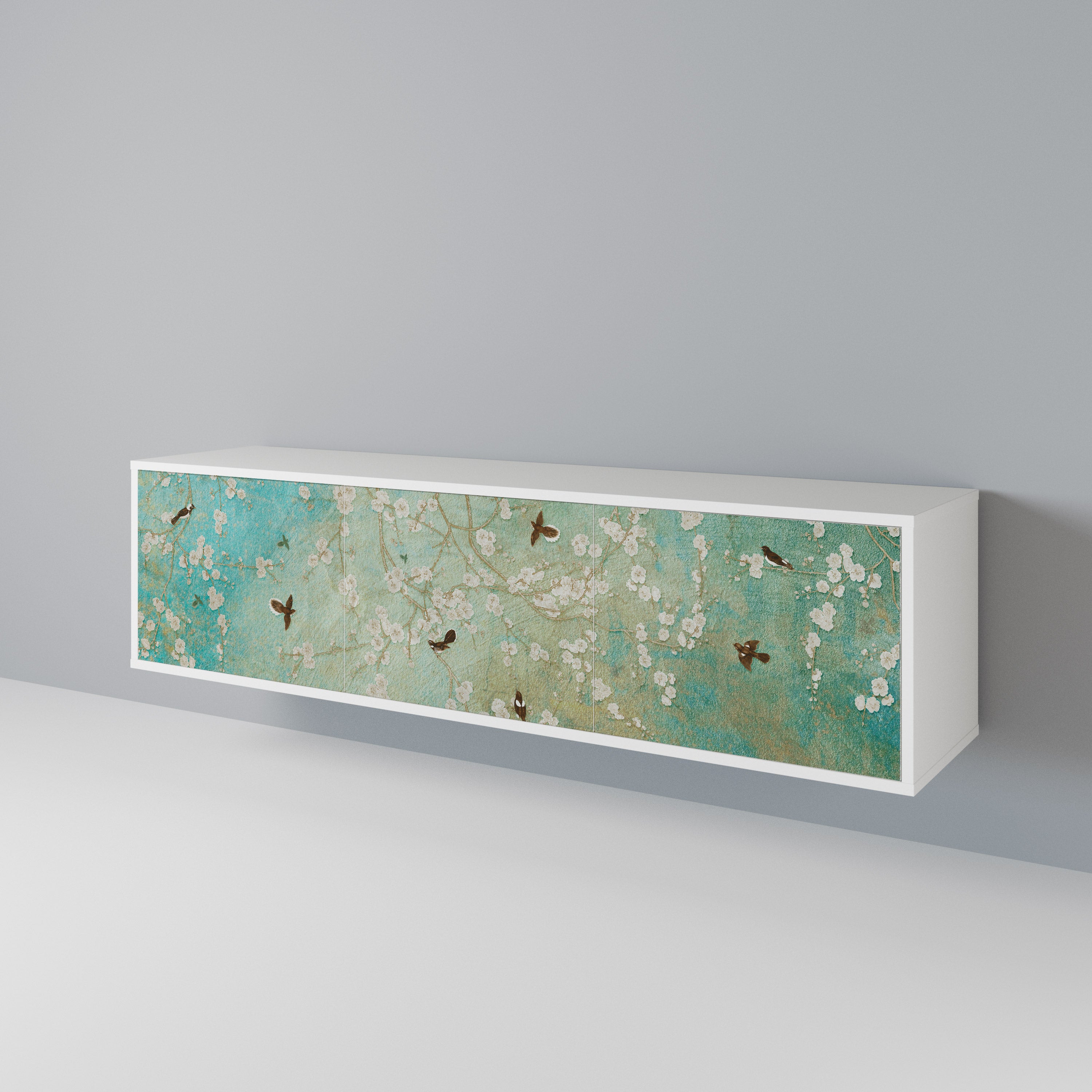 BLOOMING CHARM 3-türiges TV-Lowboard