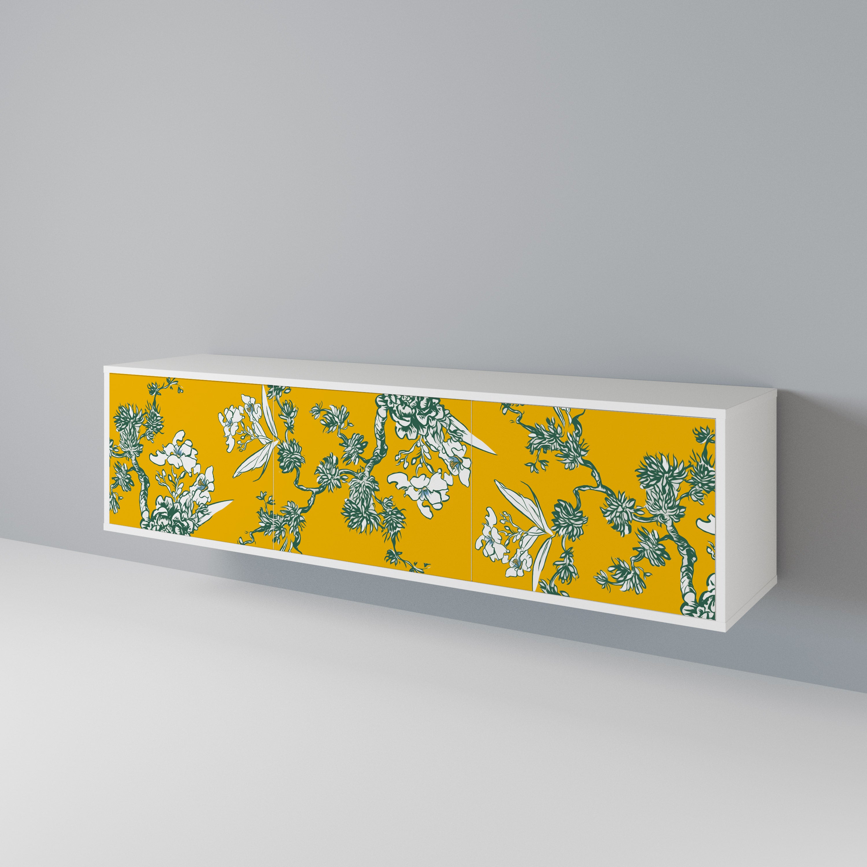 YELLOW CHINOISERIE 3-türiges TV-Lowboard
