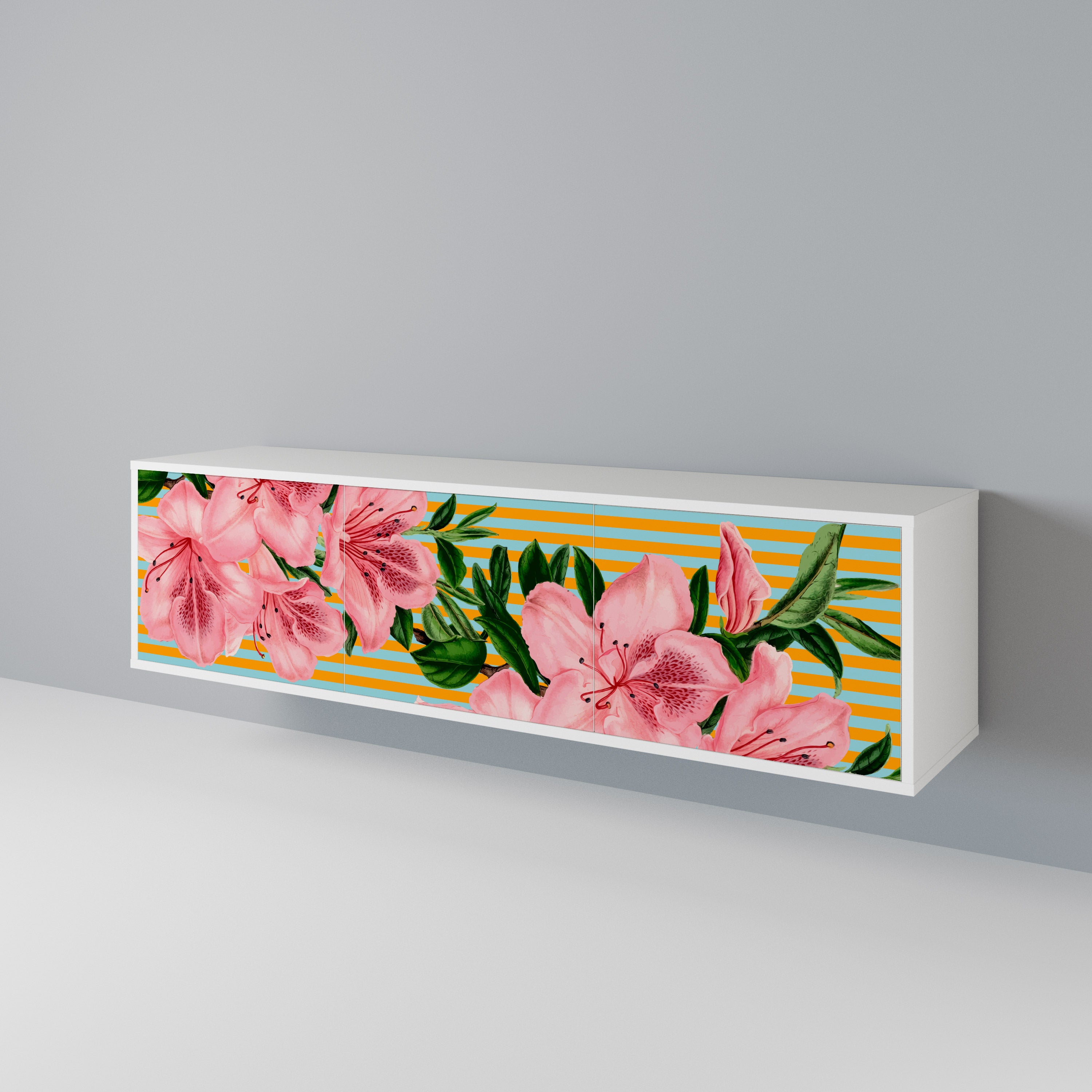 FRAGILE BEAUTY 3-türiges TV-Lowboard
