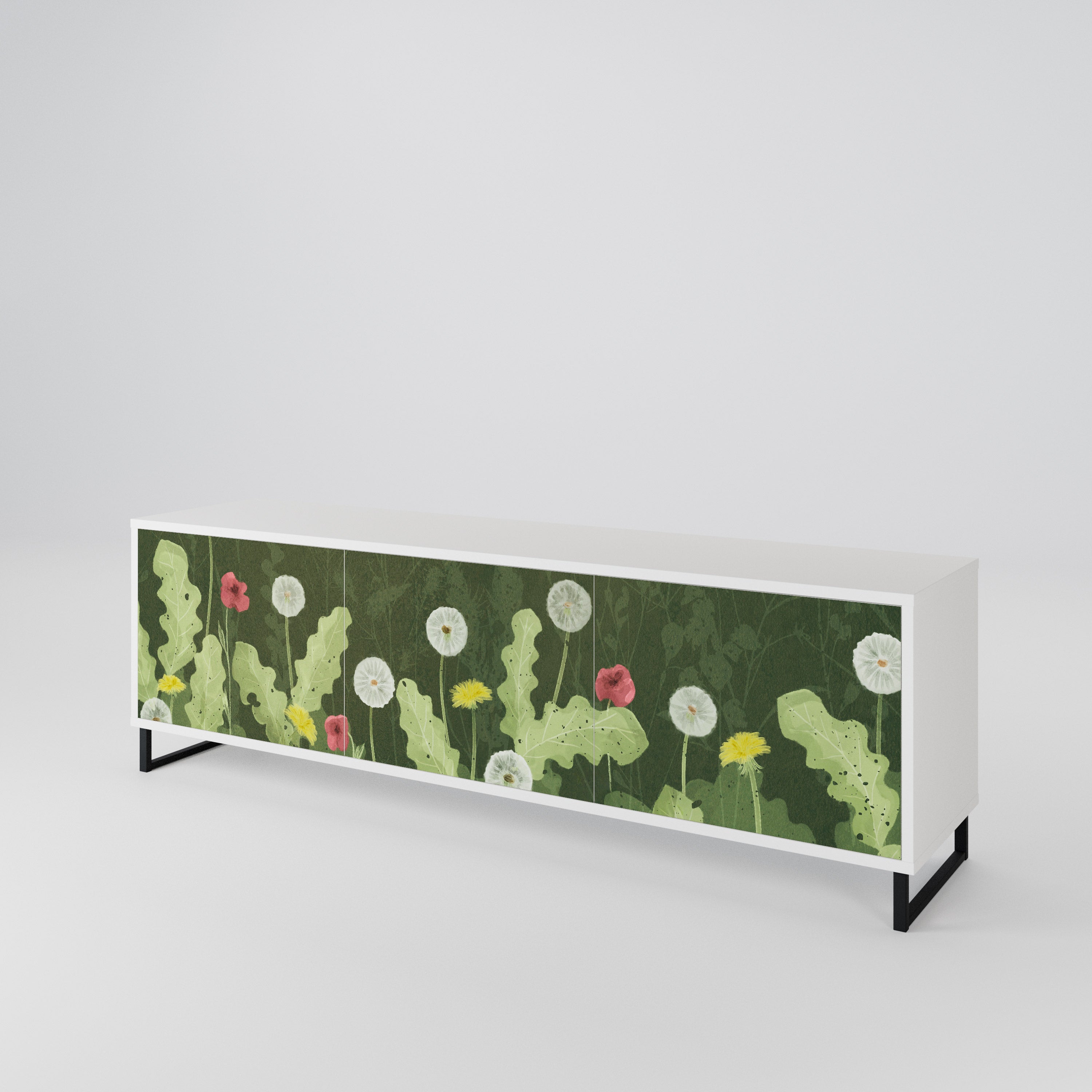 DANDELION AMUSE 3-türiges TV-Lowboard