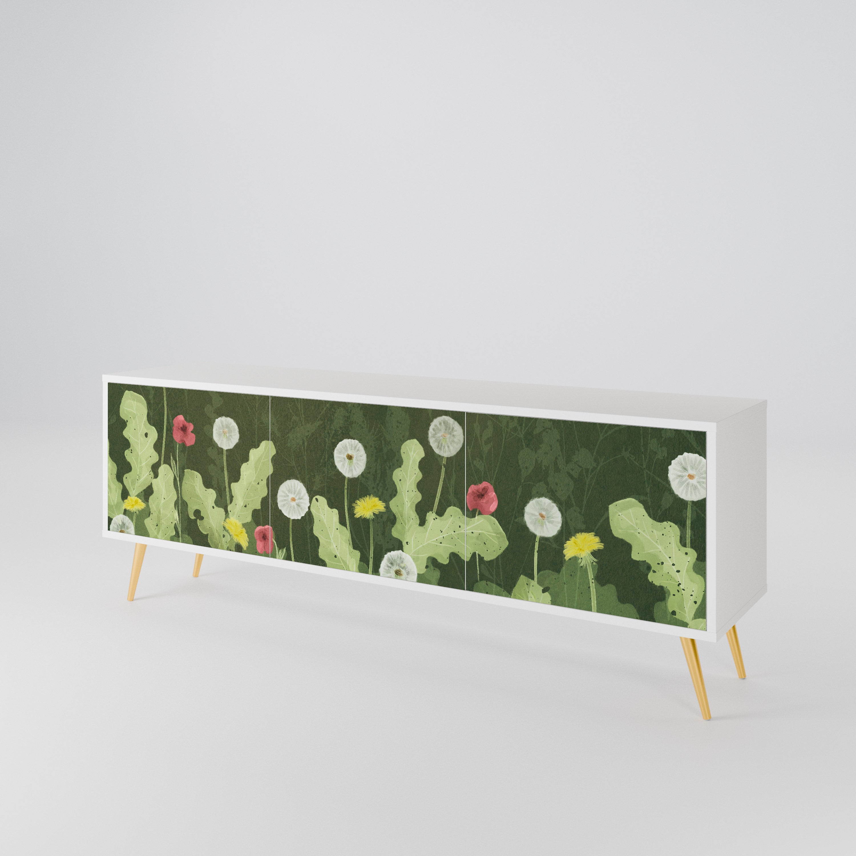 DANDELION AMUSE 3-türiges TV-Lowboard