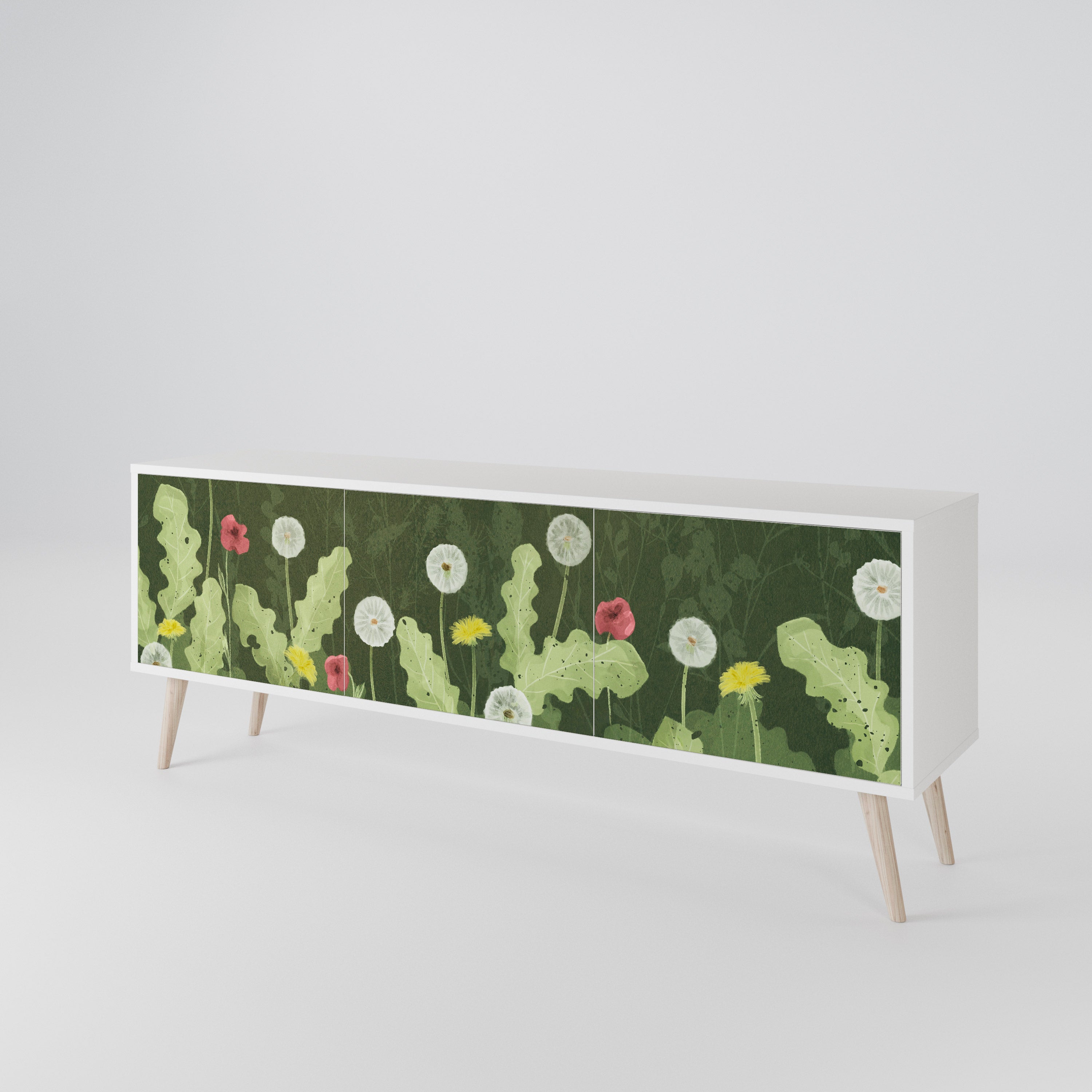 DANDELION AMUSE 3-türiges TV-Lowboard