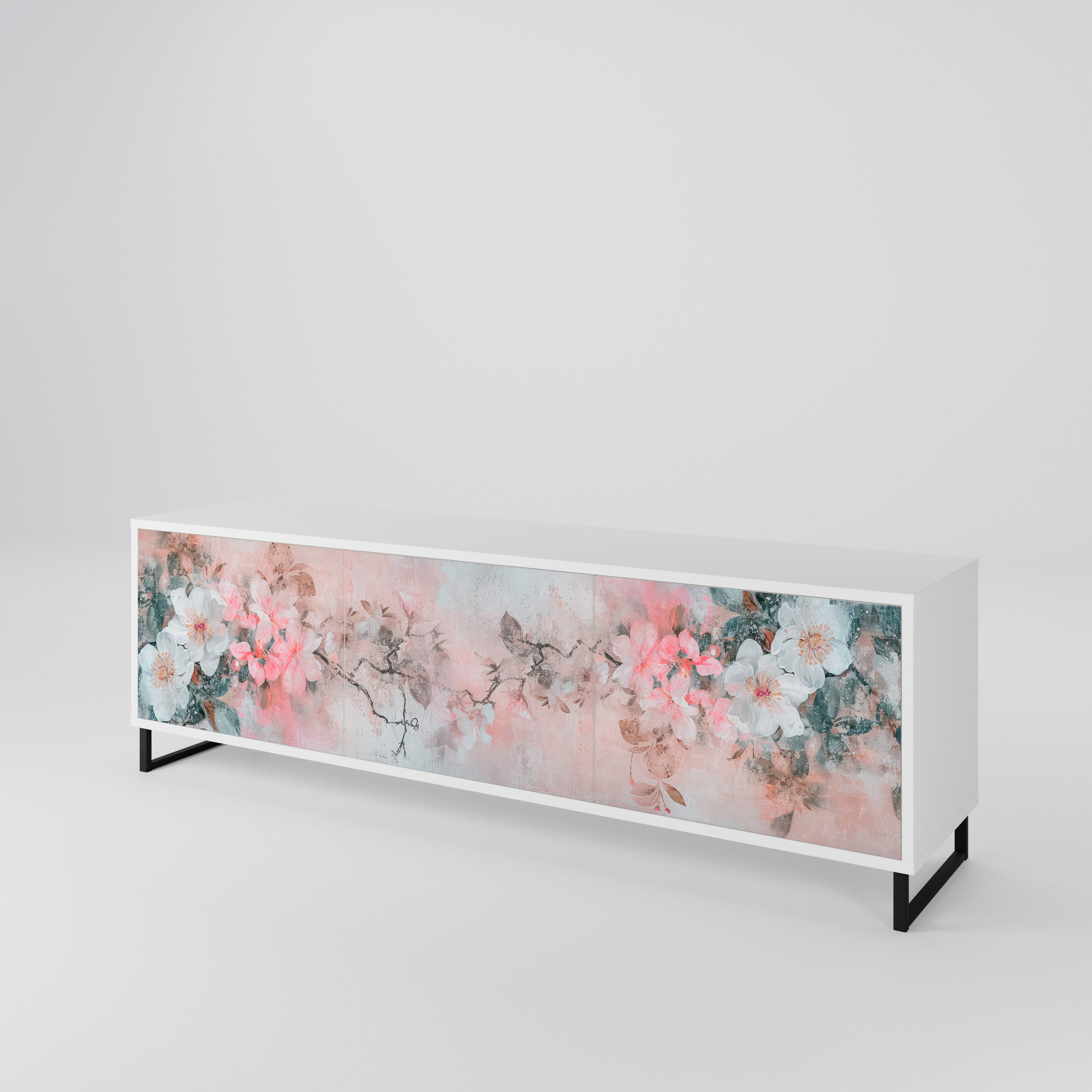 CHERRY BLOSSOM 3-türiges TV-Lowboard