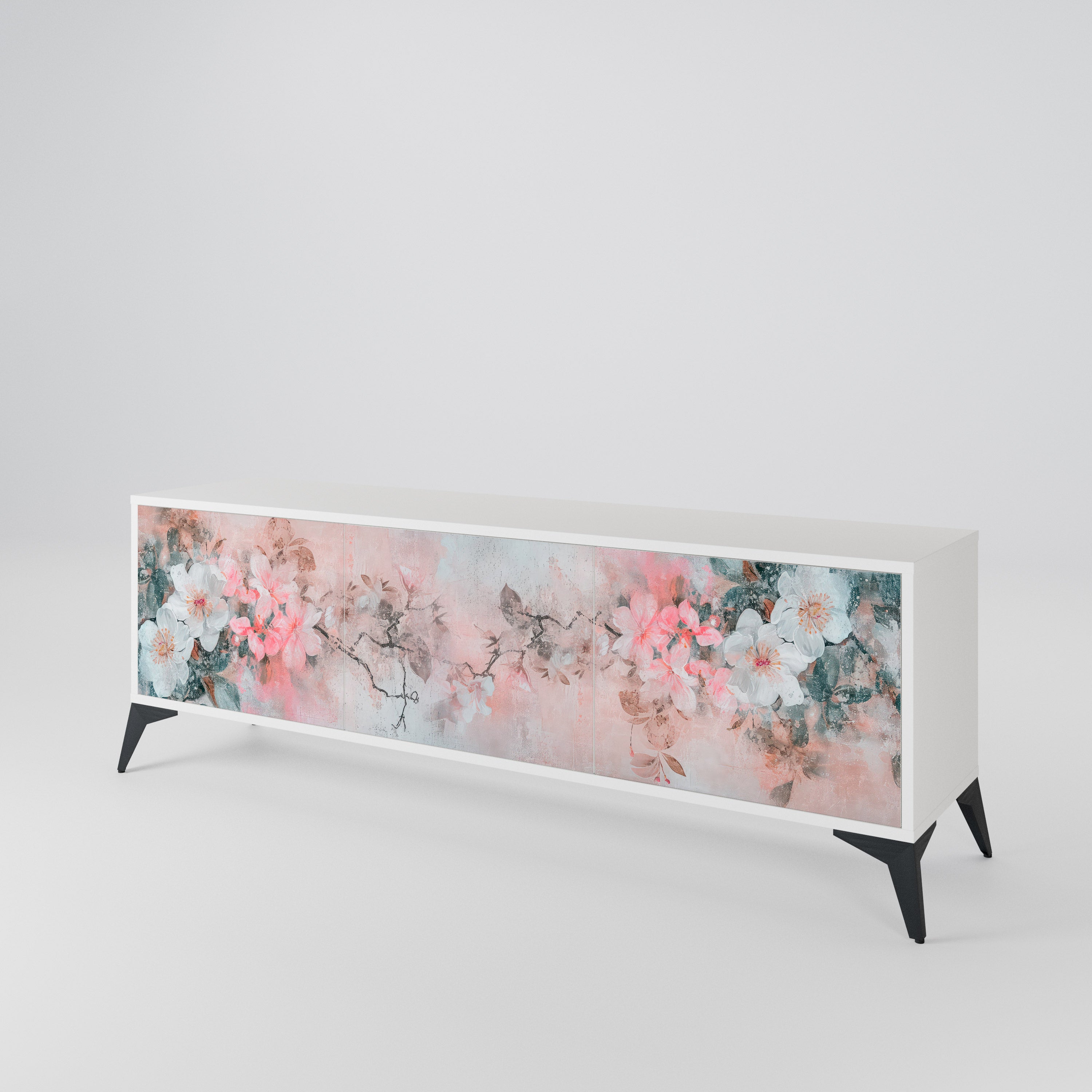 CHERRY BLOSSOM 3-türiges TV-Lowboard