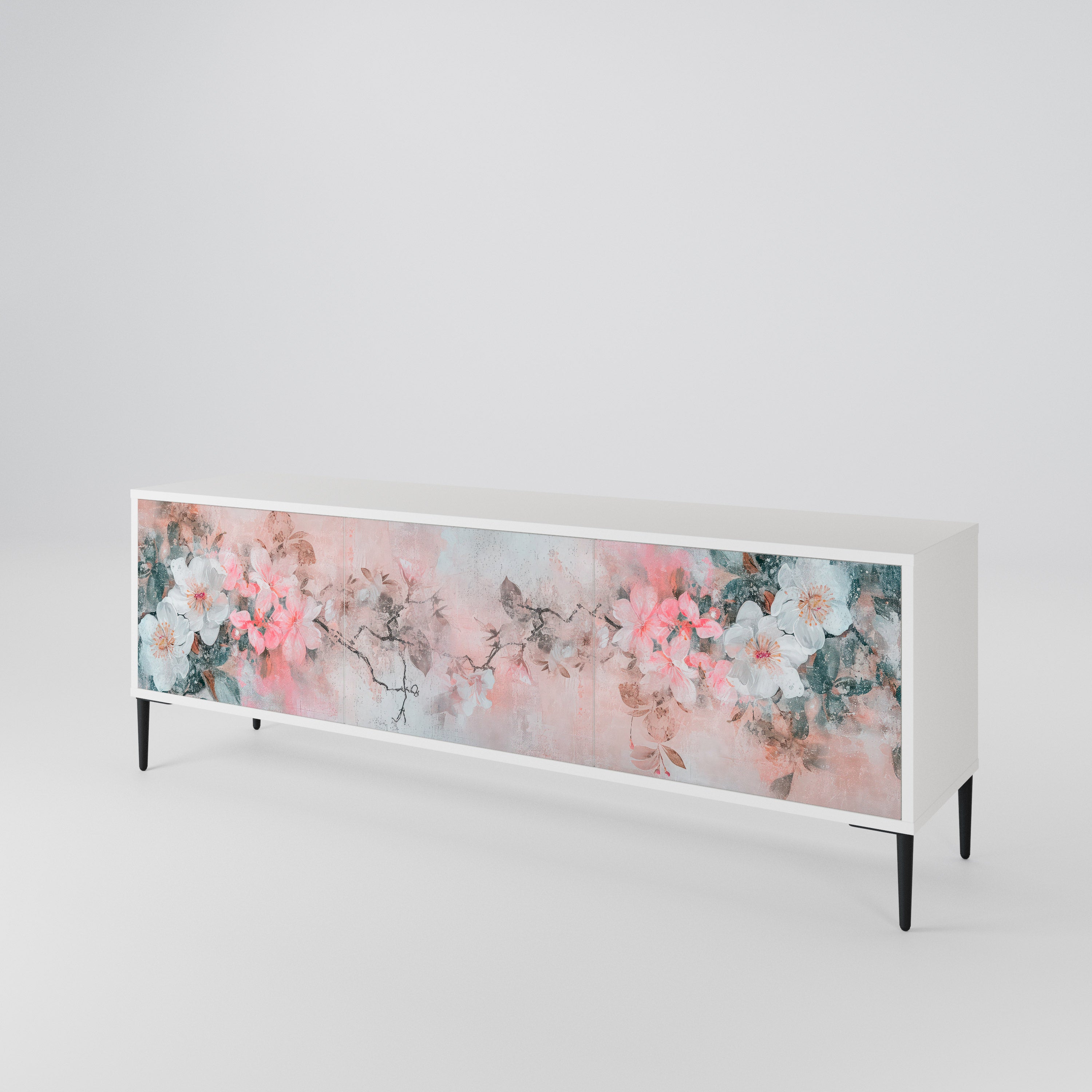 CHERRY BLOSSOM 3-türiges TV-Lowboard
