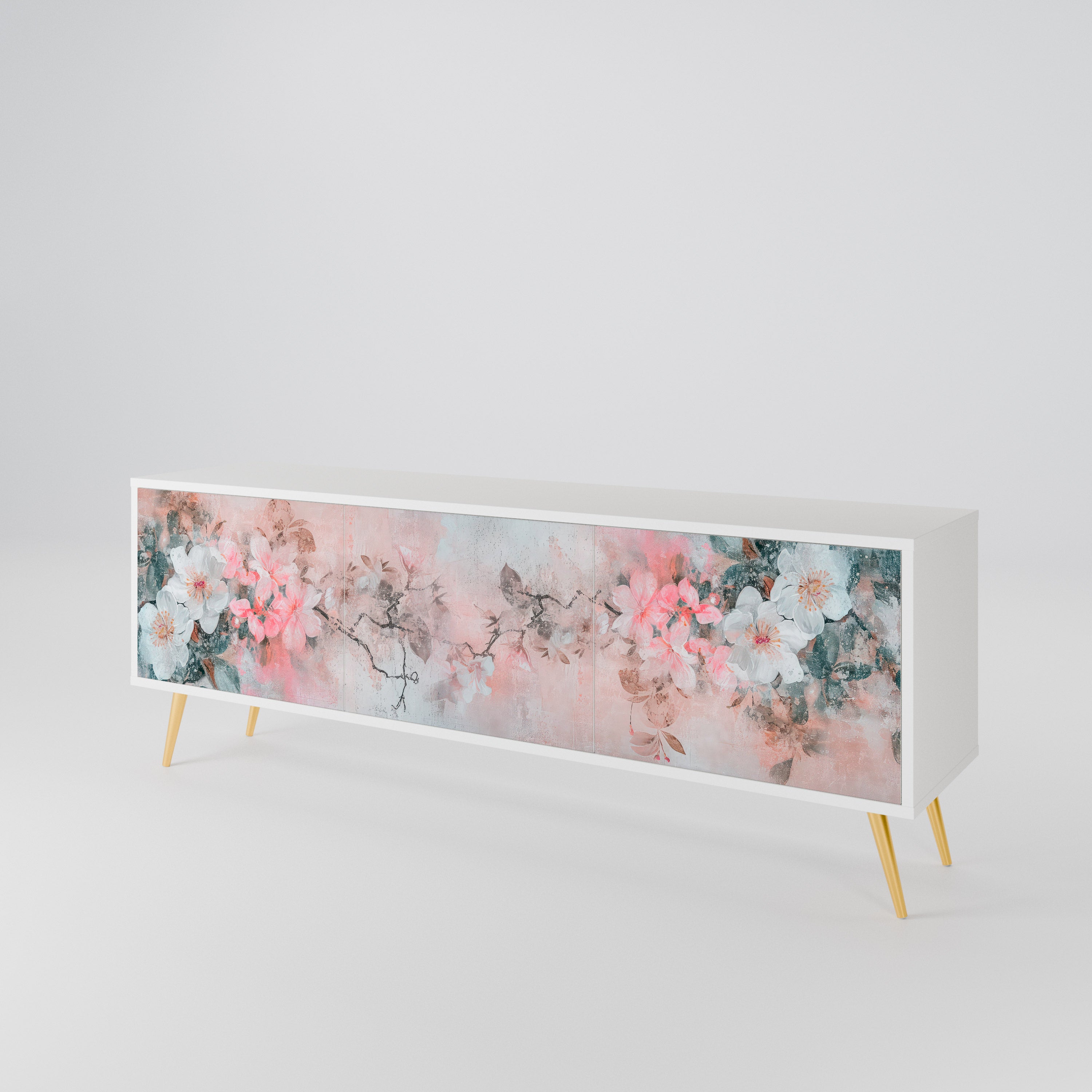CHERRY BLOSSOM 3-türiges TV-Lowboard