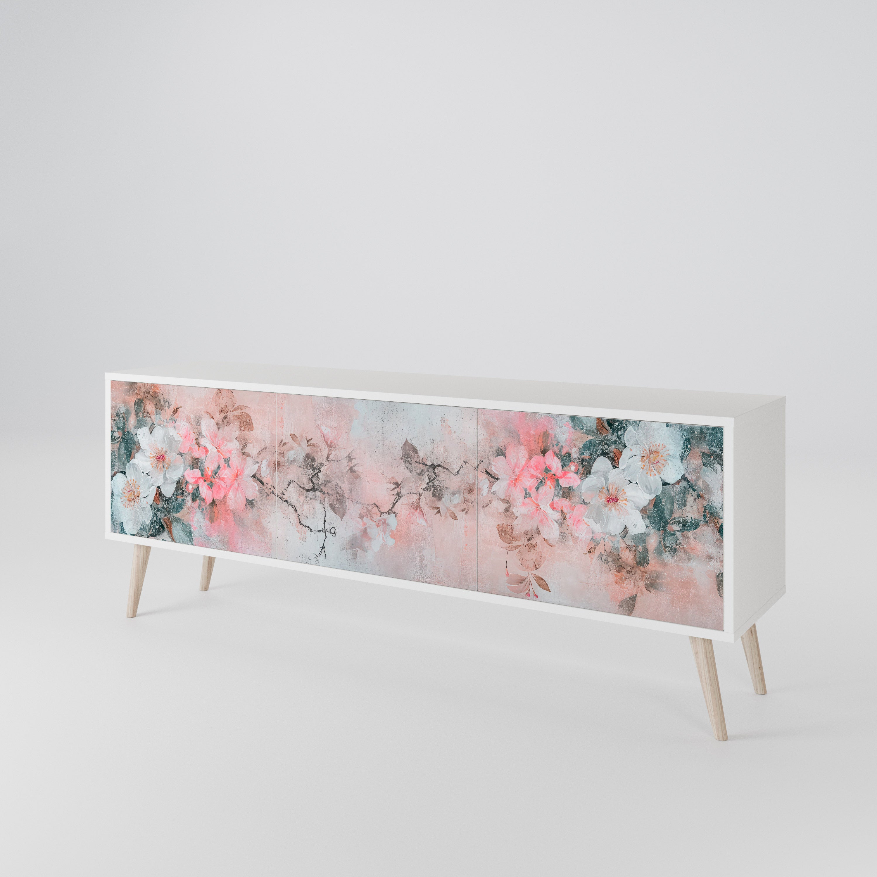 CHERRY BLOSSOM 3-türiges TV-Lowboard