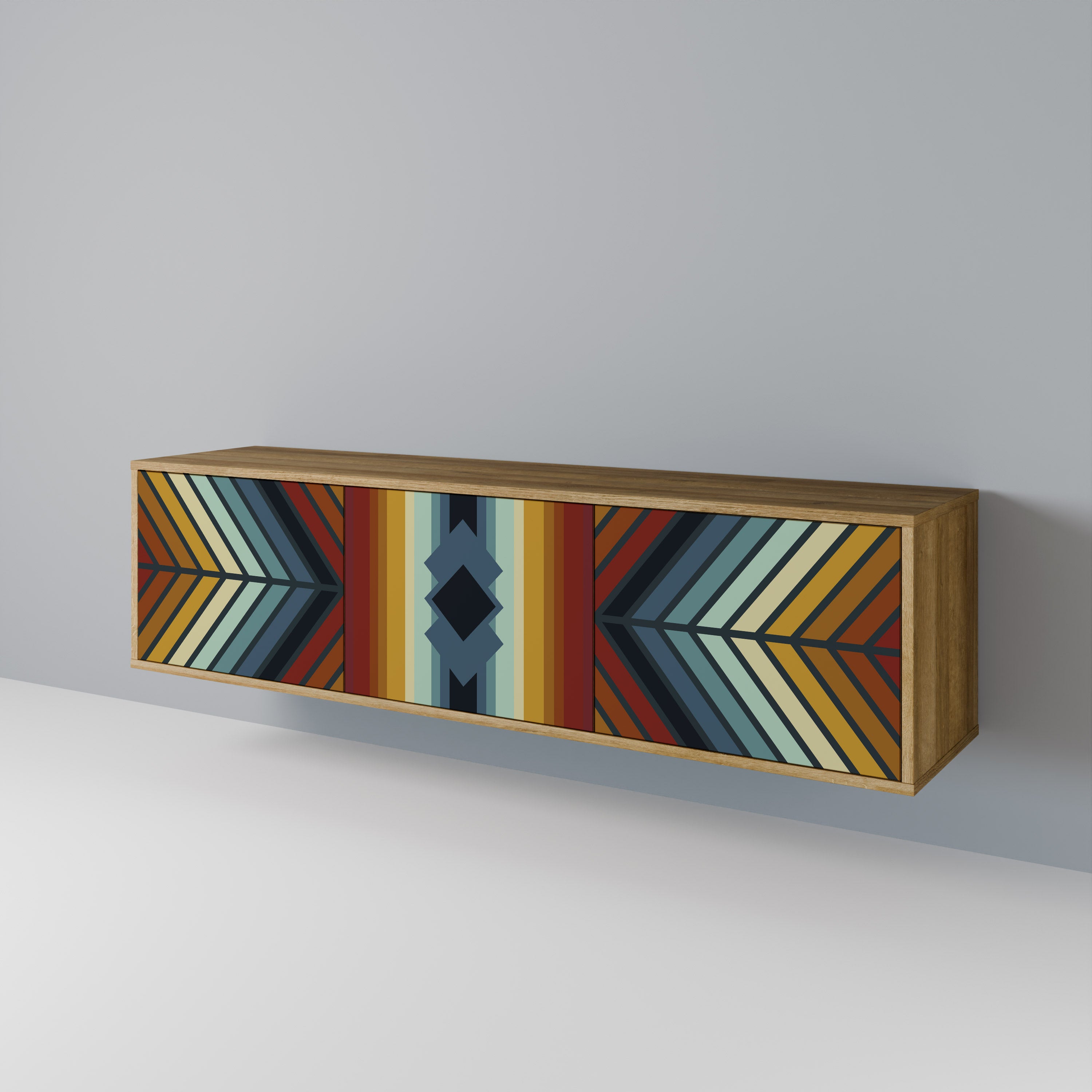 INDIGENOUS ZIGZAG 3-türiges TV-Lowboard