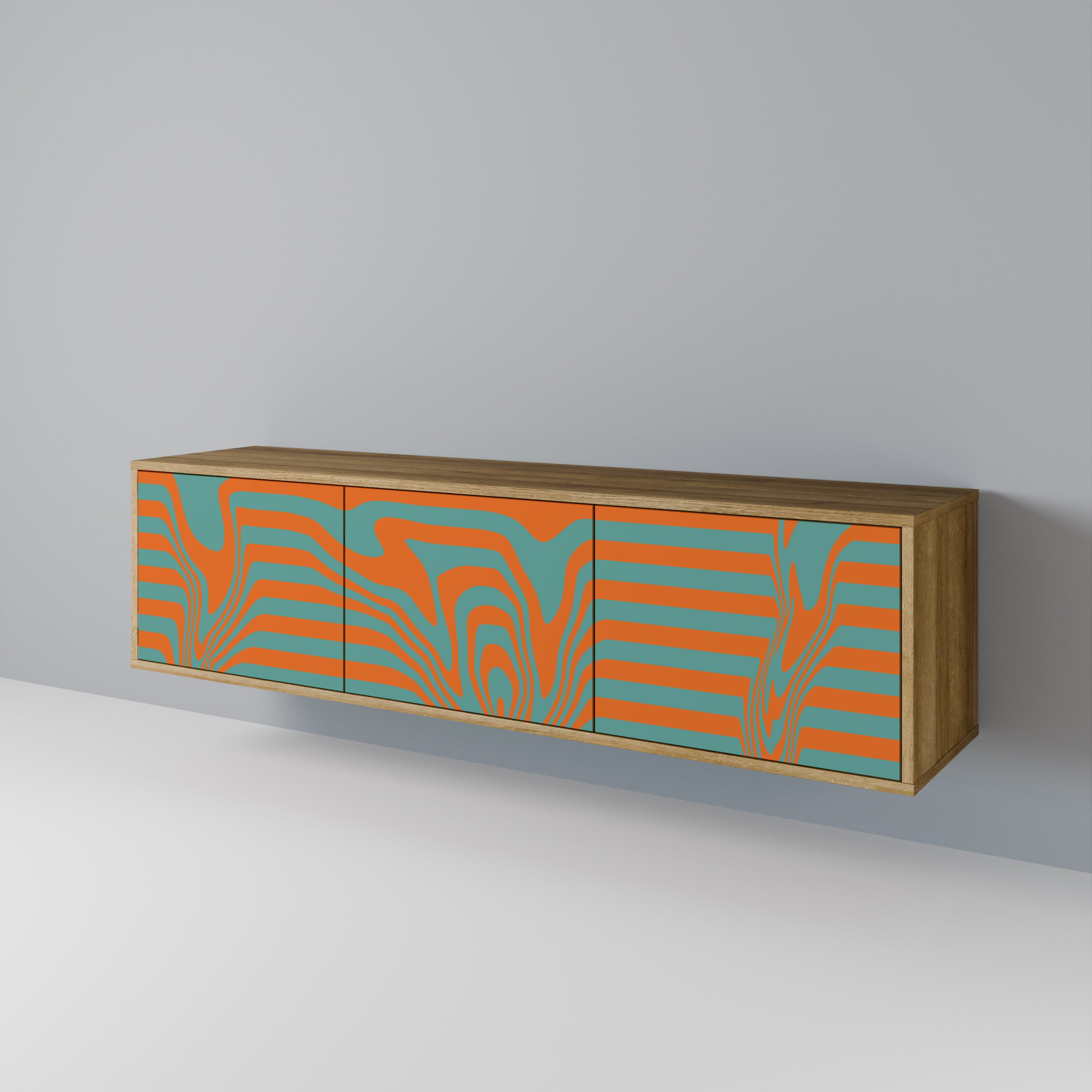 LINE COLLAPSE 3-türiges TV-Lowboard