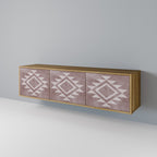 MARVEL MOSAIC 3-Door TV Stand in Oak Effect