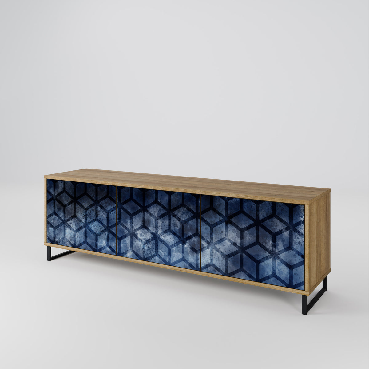CUBIC MIST 3-türiges TV-Lowboard