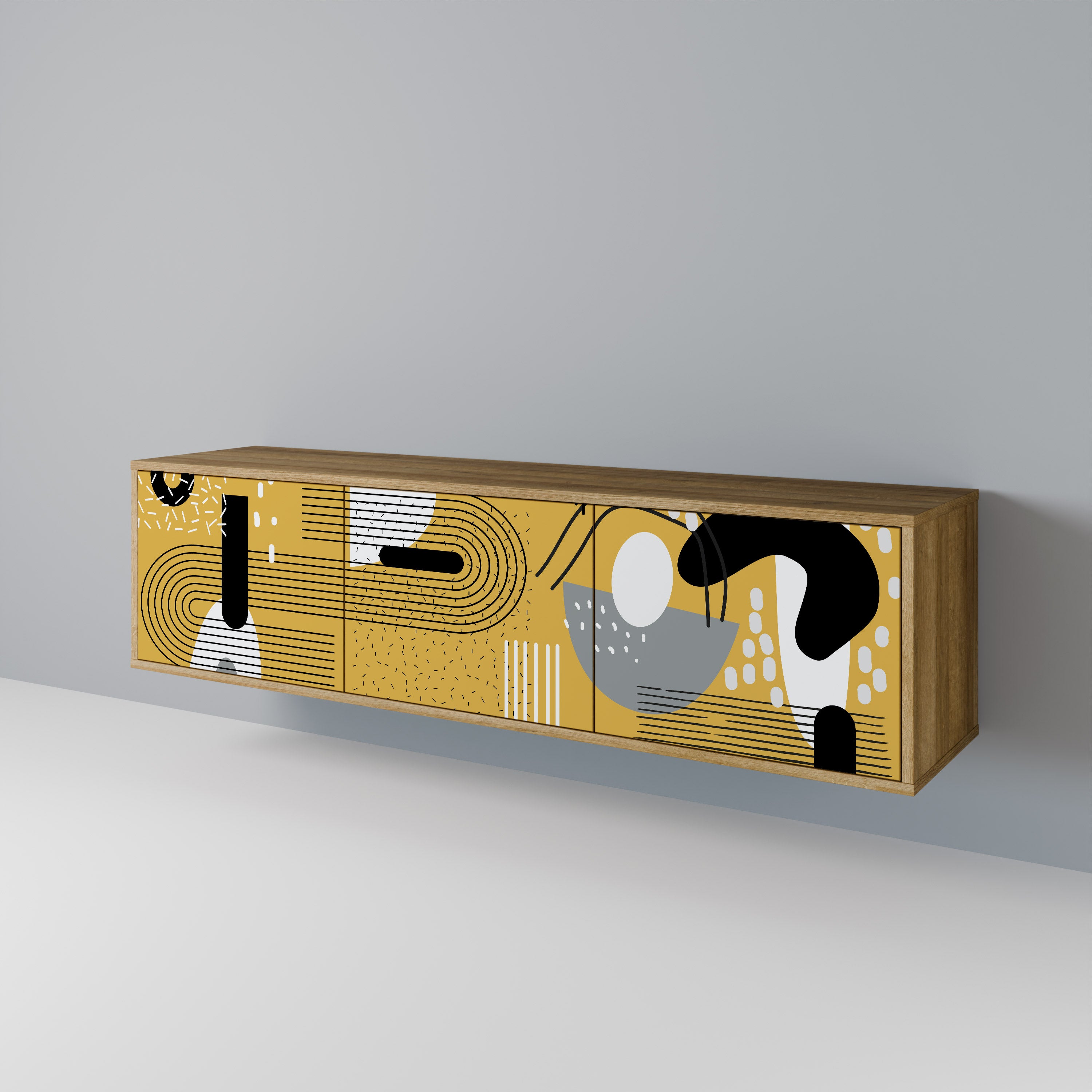 SHAPESHIFT SYMPHONY 3-Door TV Cabinet