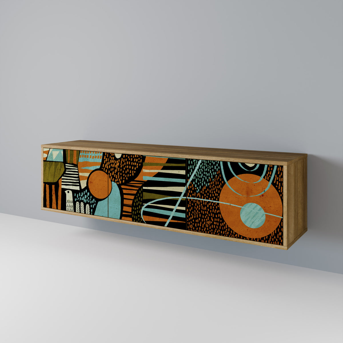 GEODE GLIMMER 3-türiges TV-Lowboard