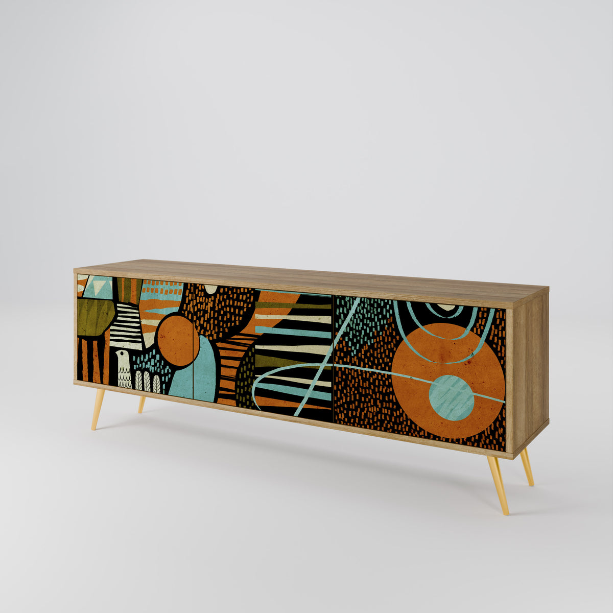 GEODE GLIMMER 3-türiges TV-Lowboard