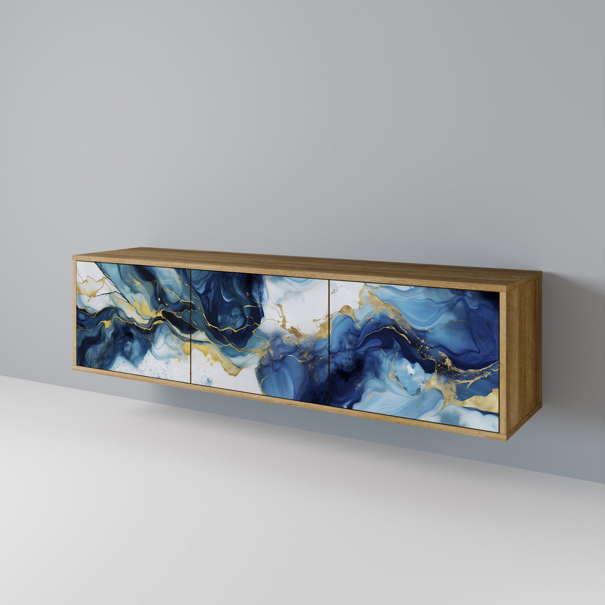 INKY MARBLE 3-türiges TV-Lowboard
