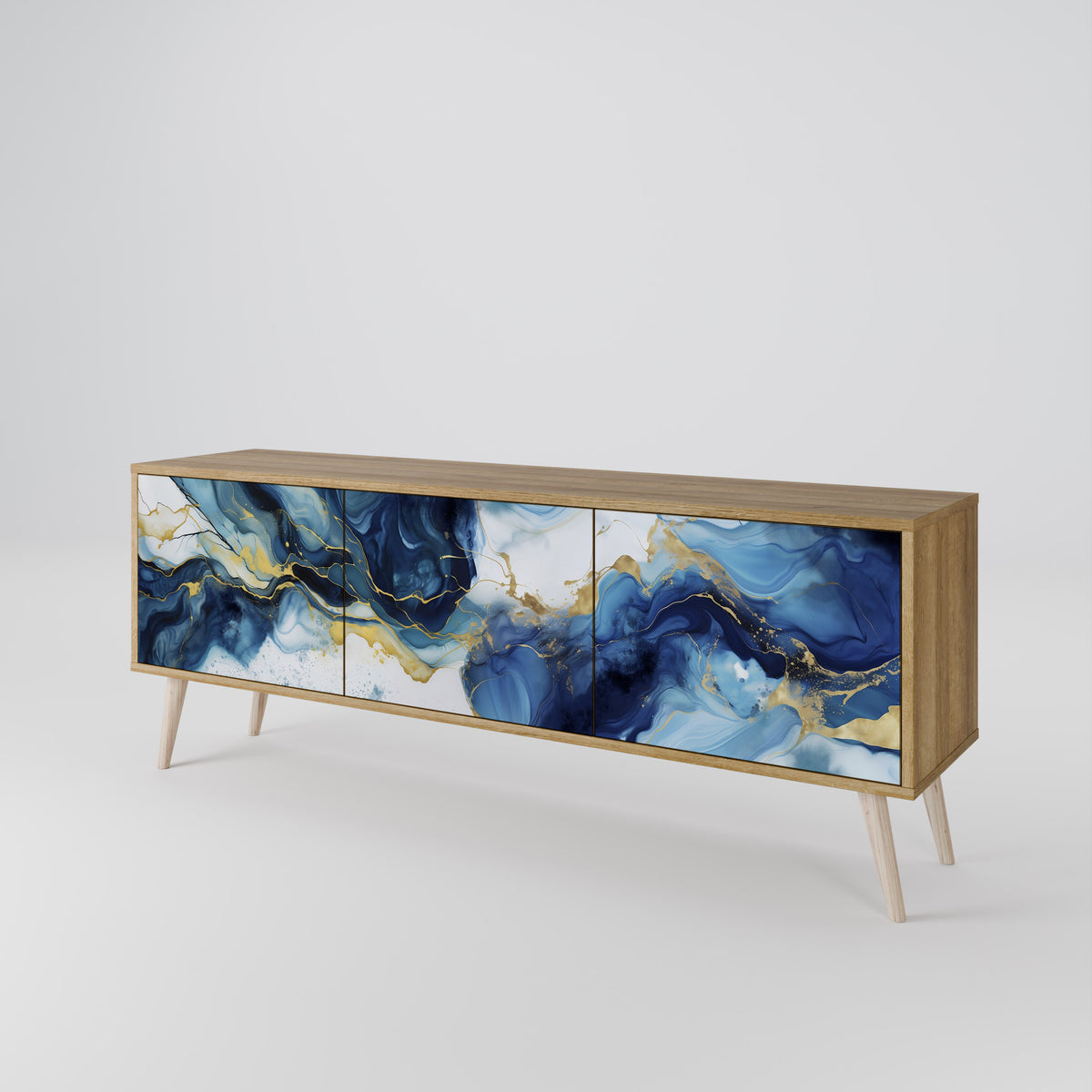INKY MARBLE 3-türiges TV-Lowboard