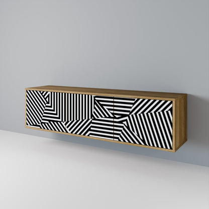 ILLUSIONARY LATTICE 3-türiges TV-Lowboard