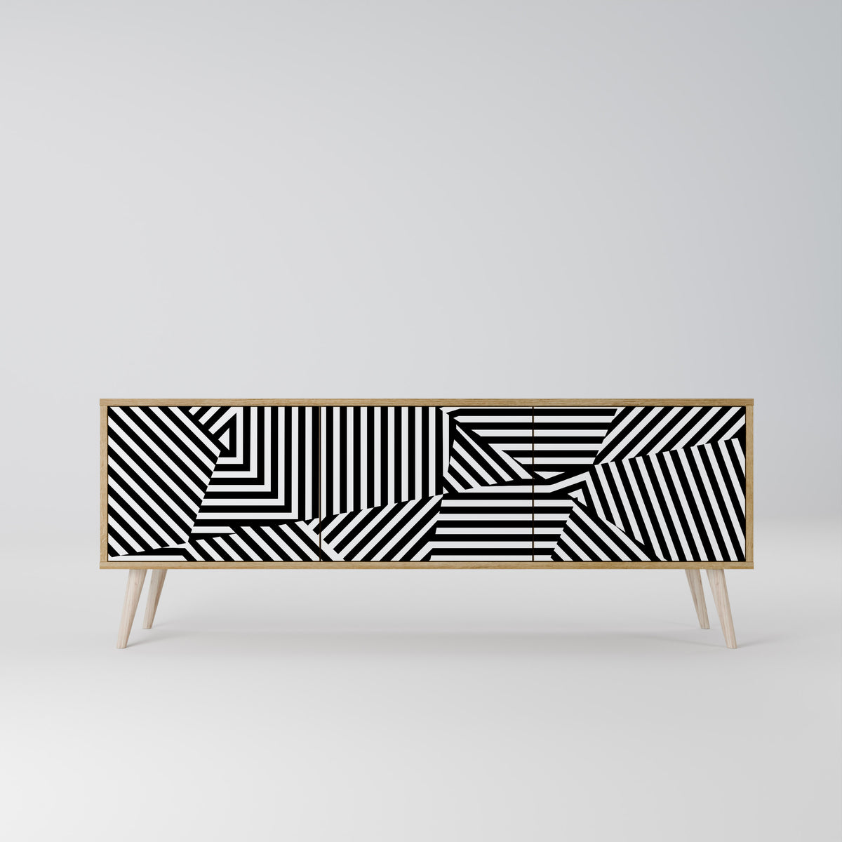ILLUSIONARY LATTICE 3-türiges TV-Lowboard