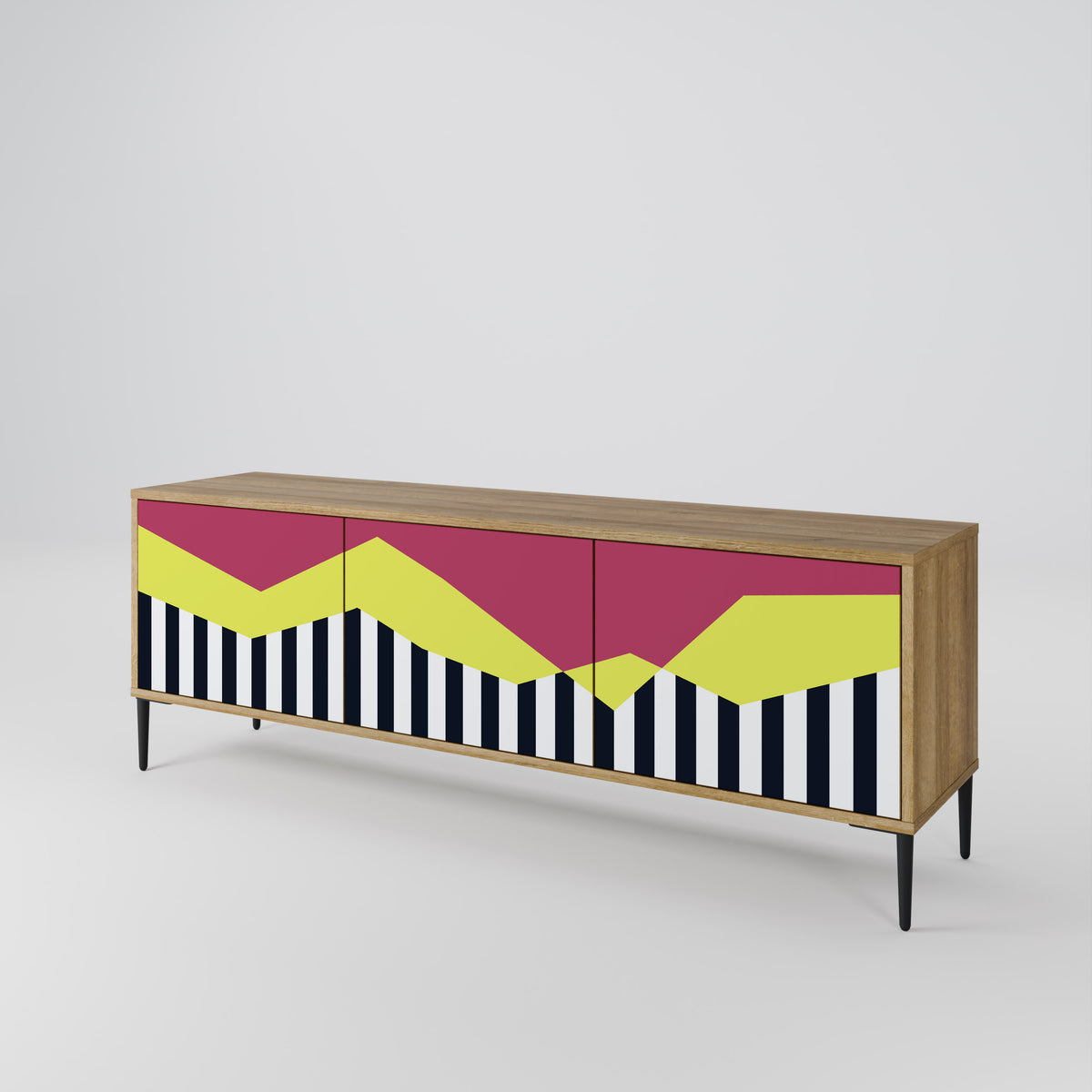 PIANO FANTASY 3-türiges TV-Lowboard
