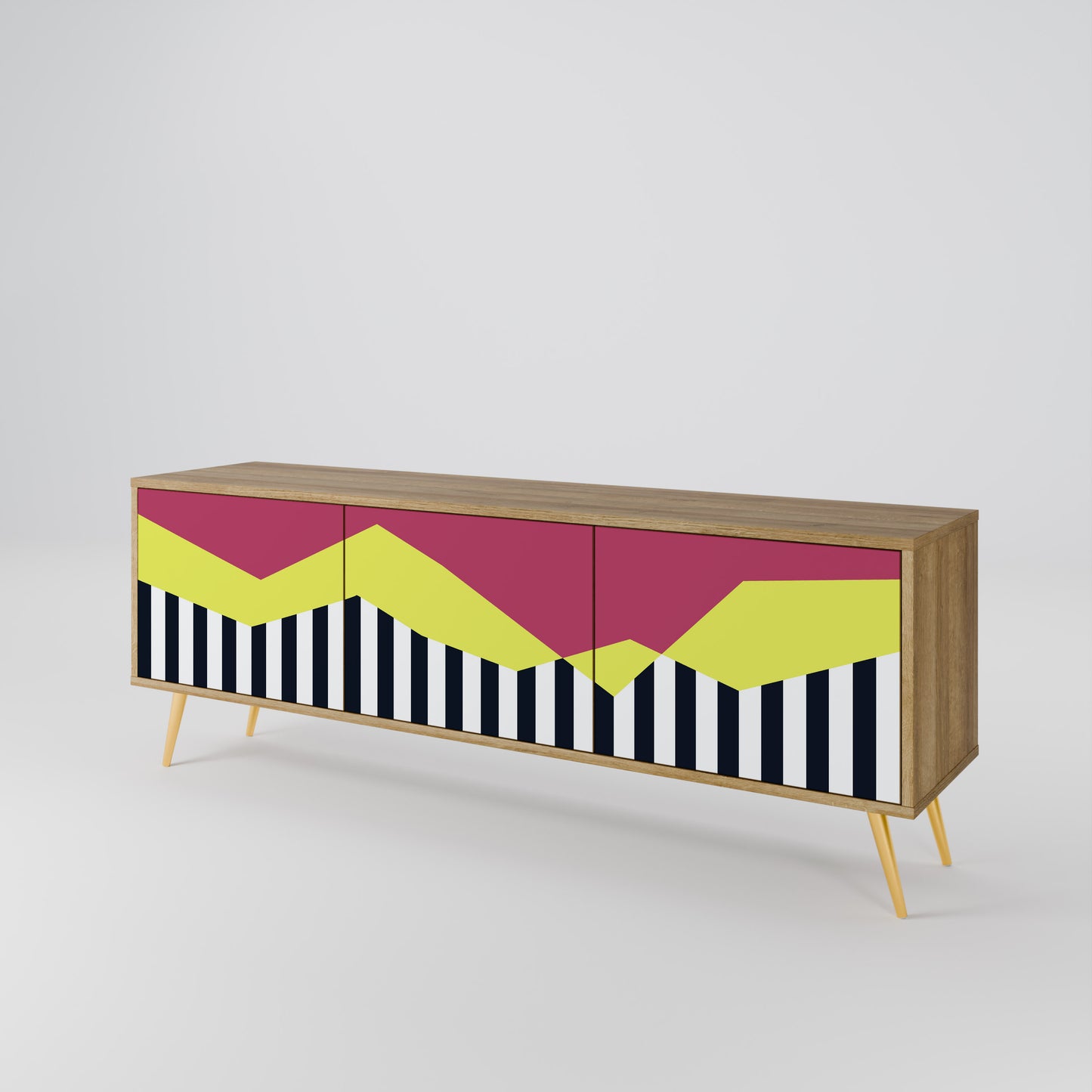 PIANO FANTASY 3-türiges TV-Lowboard