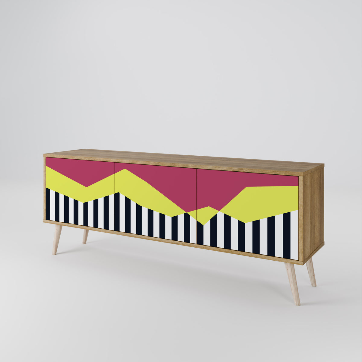 PIANO FANTASY 3-türiges TV-Lowboard