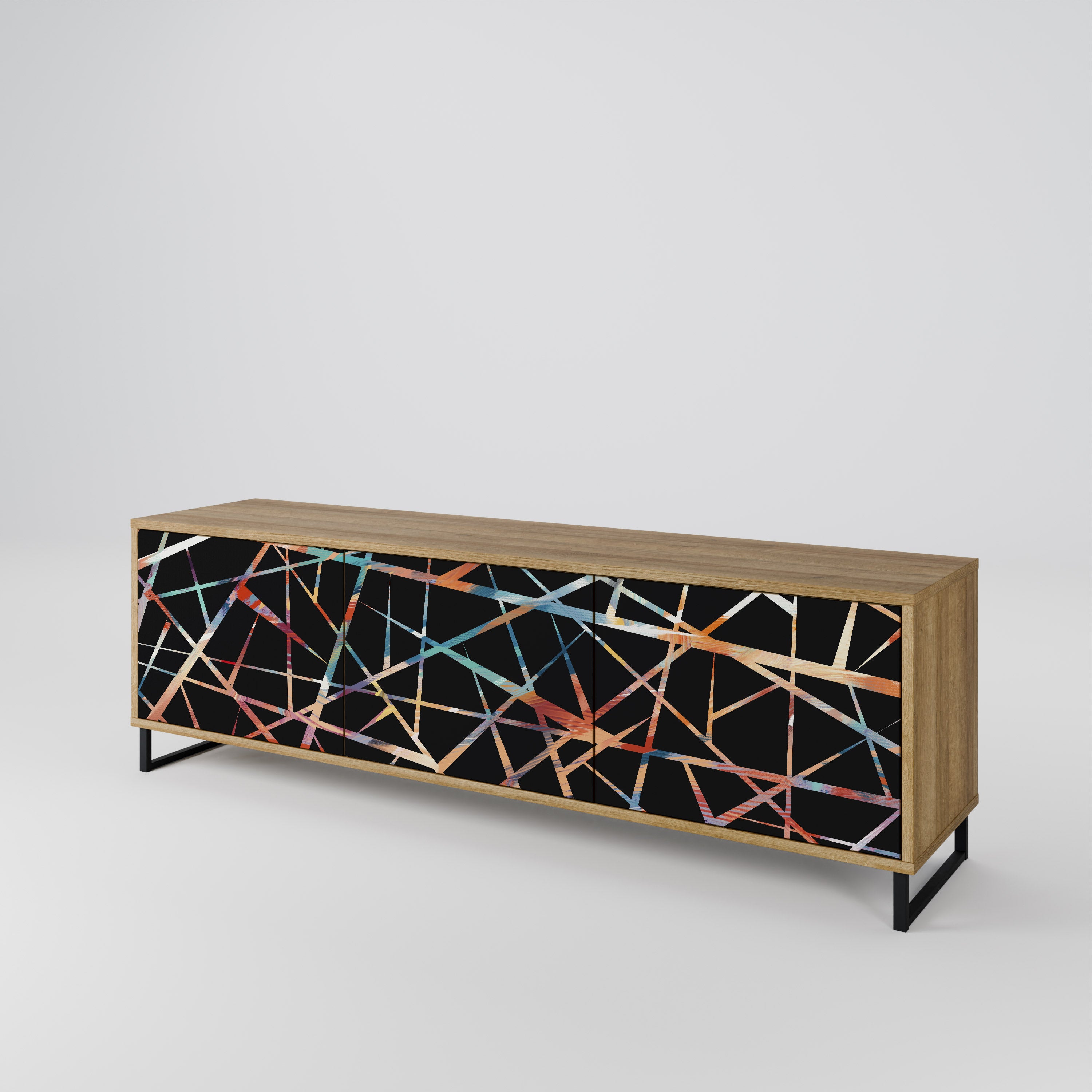 POLYGON VERVE 3-Door TV Cabinet