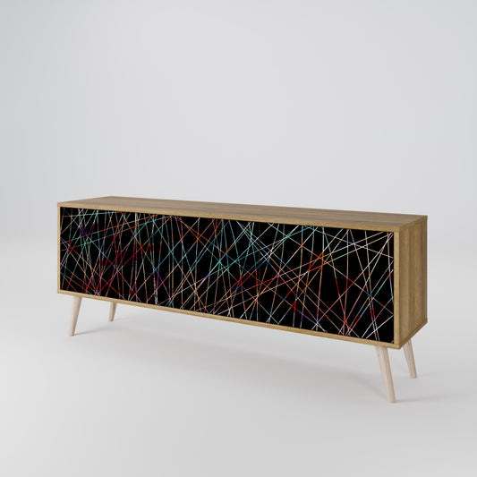 LUMINOUS SNARE 3-Door TV Cabinet