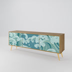 ASIAN SWAY TV-Lowboard mit 3 Türen in Eiche-Optik