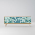 ASIAN SWAY TV-Lowboard mit 3 Türen in Eiche-Optik