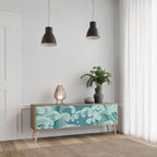 ASIAN SWAY TV-Lowboard mit 3 Türen in Eiche-Optik