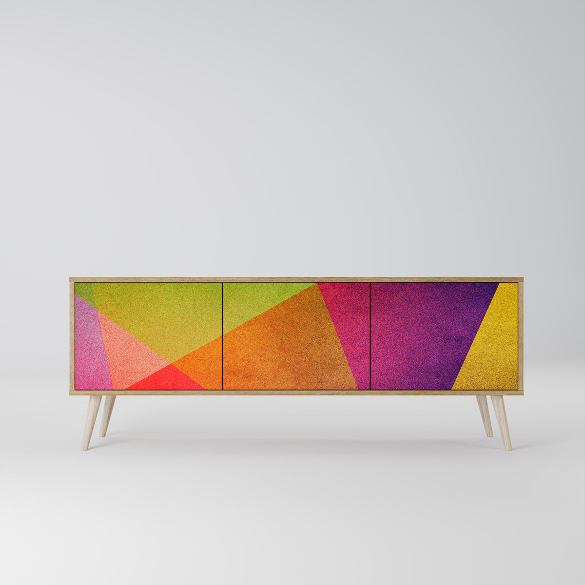 VIVID GEOMETRY 3-türiges TV-Lowboard