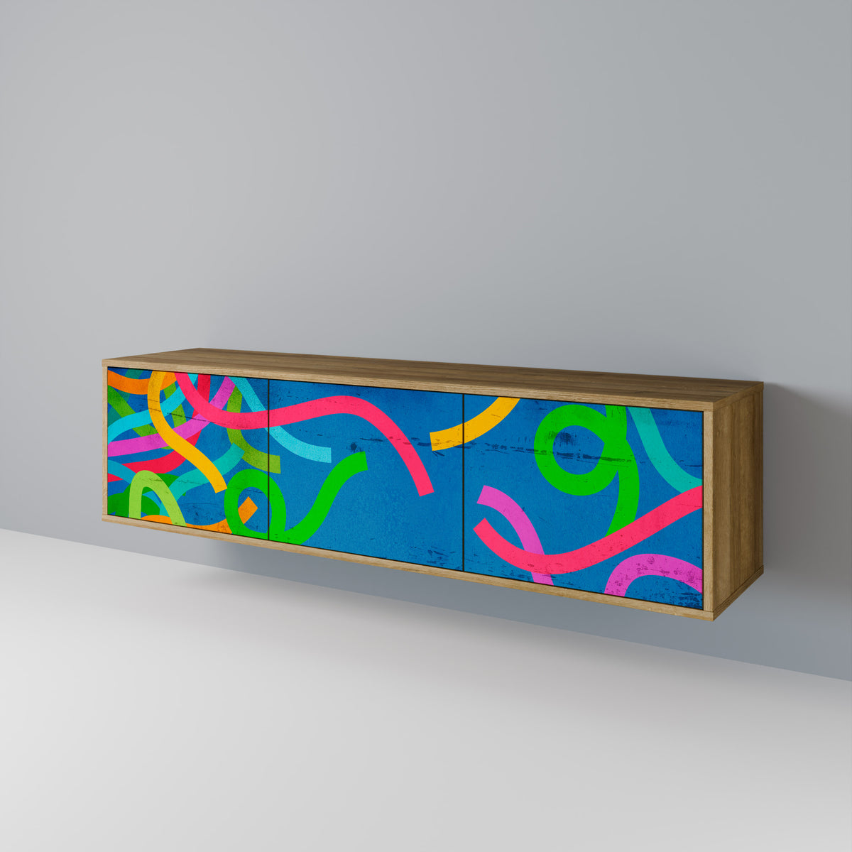 STREAMER TANGLE 3-türiges TV-Lowboard