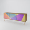 BRIGHT GEOMETRY 3-Door TV Cabinet