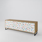 ENERGETIC SPOTS TV-Lowboard mit 3 Türen in Eiche-Optik