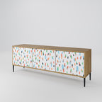 ENERGETIC SPOTS TV-Lowboard mit 3 Türen in Eiche-Optik