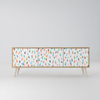 ENERGETIC SPOTS TV-Lowboard mit 3 Türen in Eiche-Optik