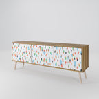 ENERGETIC SPOTS TV-Lowboard mit 3 Türen in Eiche-Optik