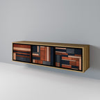 INTREPID FORMATION TV-Lowboard mit 3 Türen in Eiche-Optik