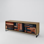 INTREPID FORMATION TV-Lowboard mit 3 Türen in Eiche-Optik